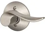 SCHLAGE Sacramento Left Handed Lever Non-Turning Lock, Polished Nickel (F170 SAC 618 LH)