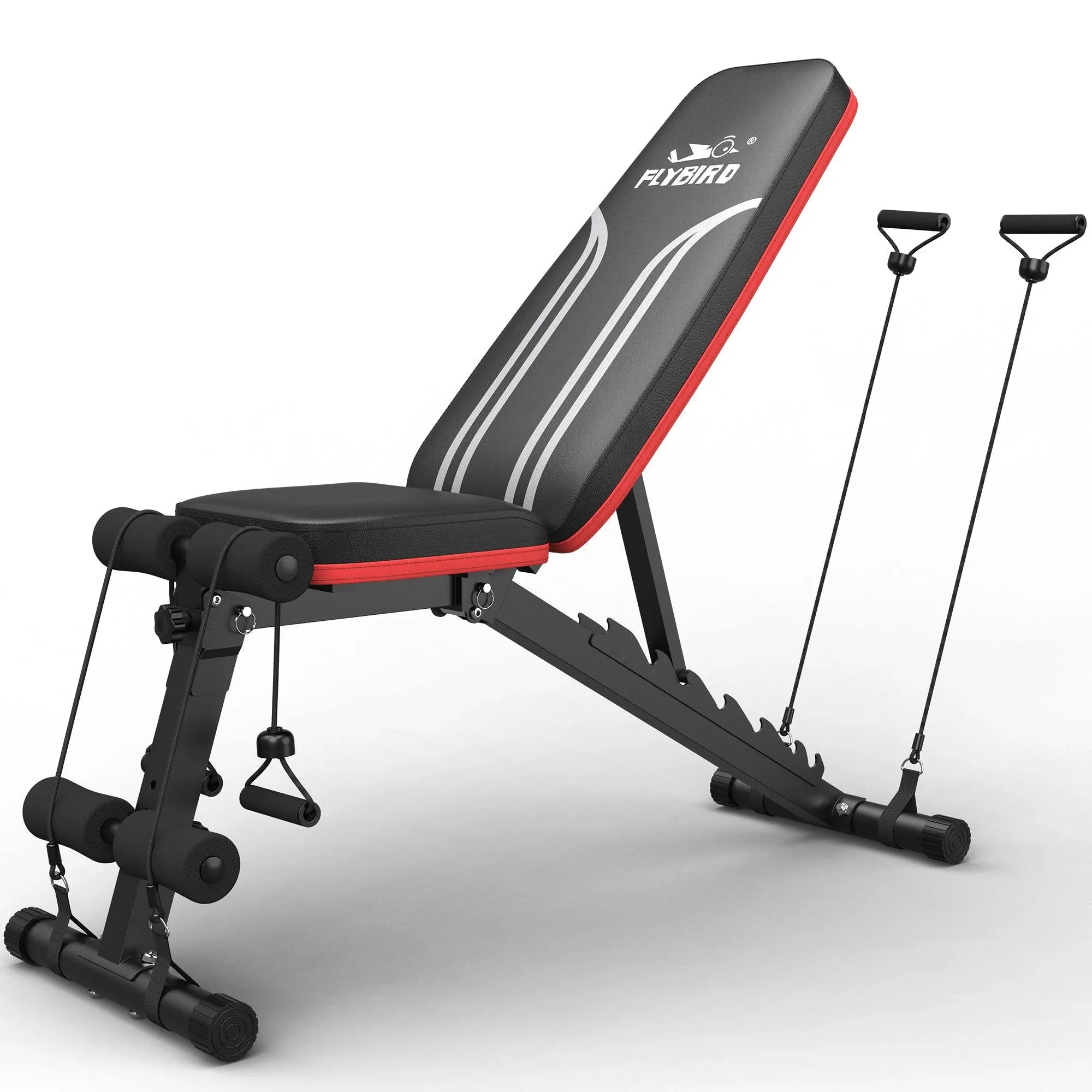 FLYBIRD Exercise Bench With Resistance Bands FB Lite