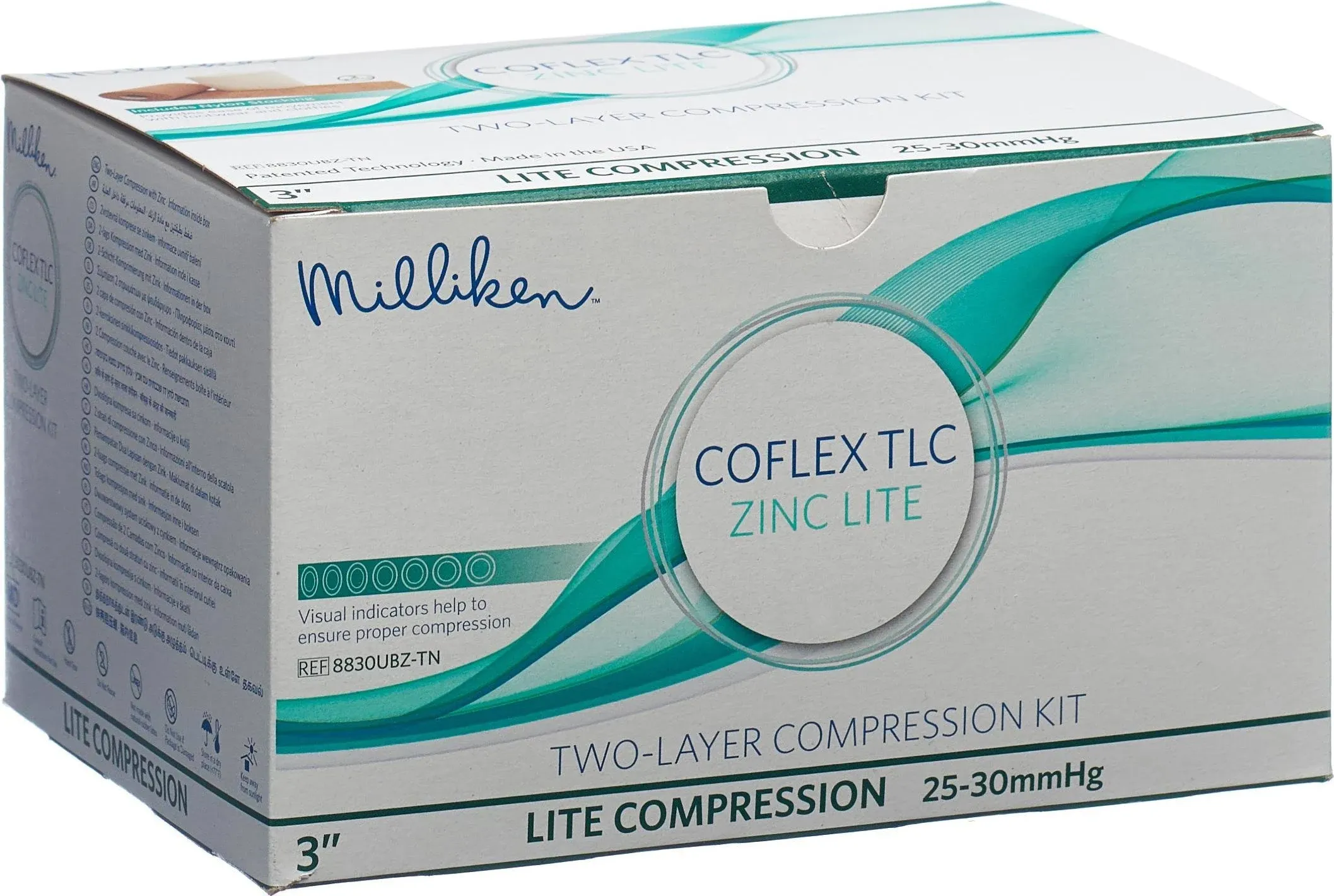 COFELX-TLC Calamine Lite 2 Layer Compression Kit Includes Nylon Stocking