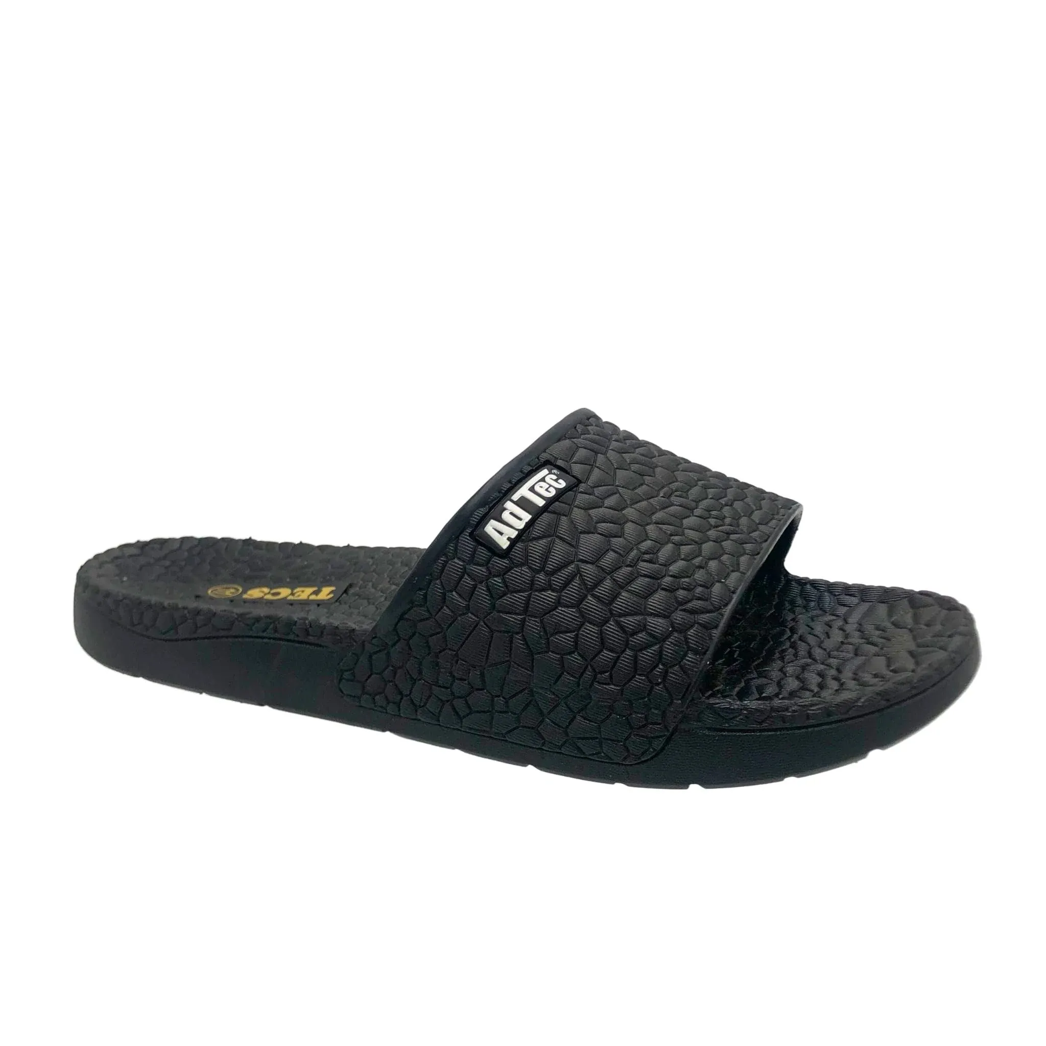 AdTec PVC Pebble Sandals For Men, Cushioned Outsole, Flexible and Bendable, Open Toe