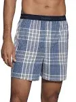 Hanes Ultimate Men&#039;s 5-Pack Yarn Dye Exposed Waistband Boxer-(Colors May Vary)