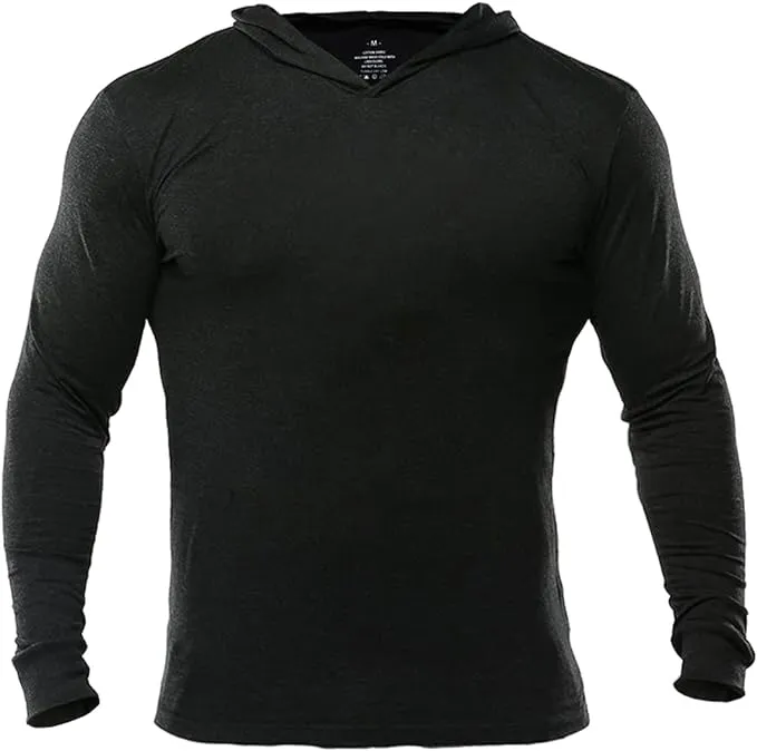 Muscle Alive Men Athletic Long-Sleeve Hoodies Casual Sweatshirts