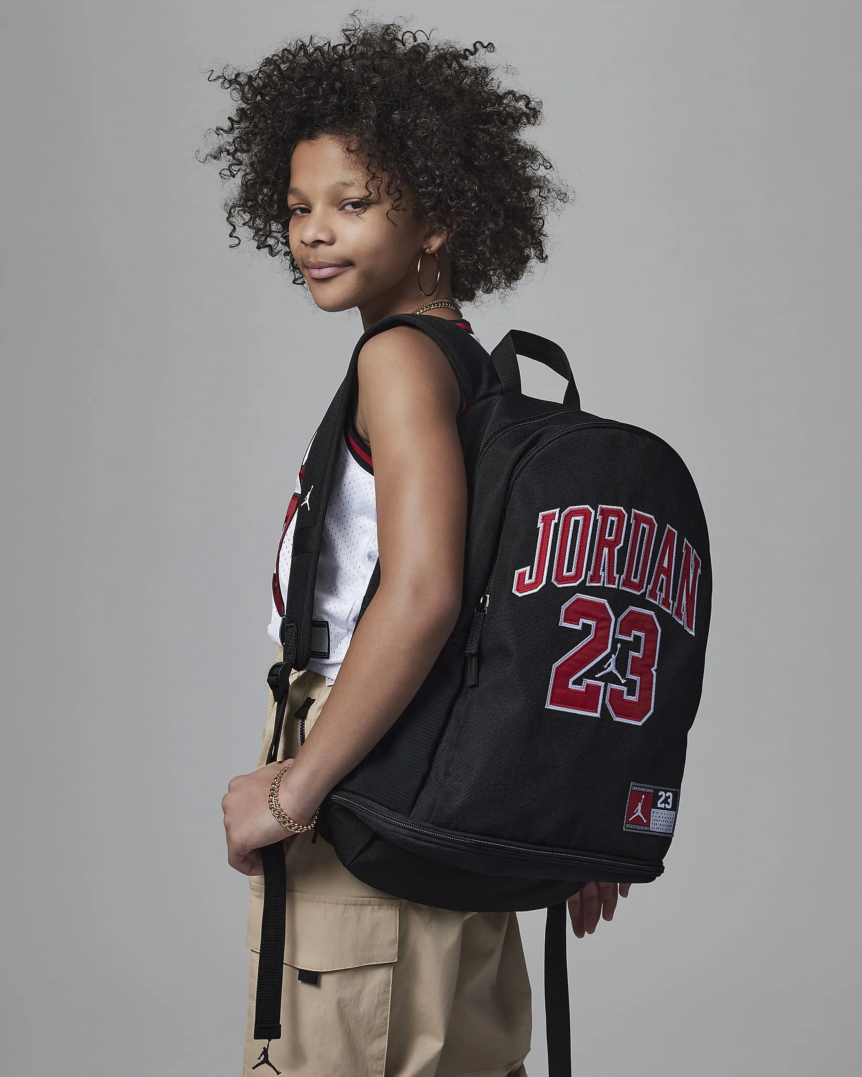 Jordan Jersey Backpack - Black - Large