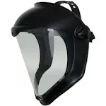 Uvex Bionic Face Shield with Clear Polycarbonate Visor and Anti-Fog/Ha