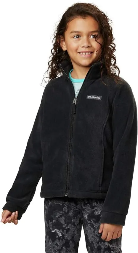 Columbia Benton Springs Fleece Jacket - Girls Black Medium