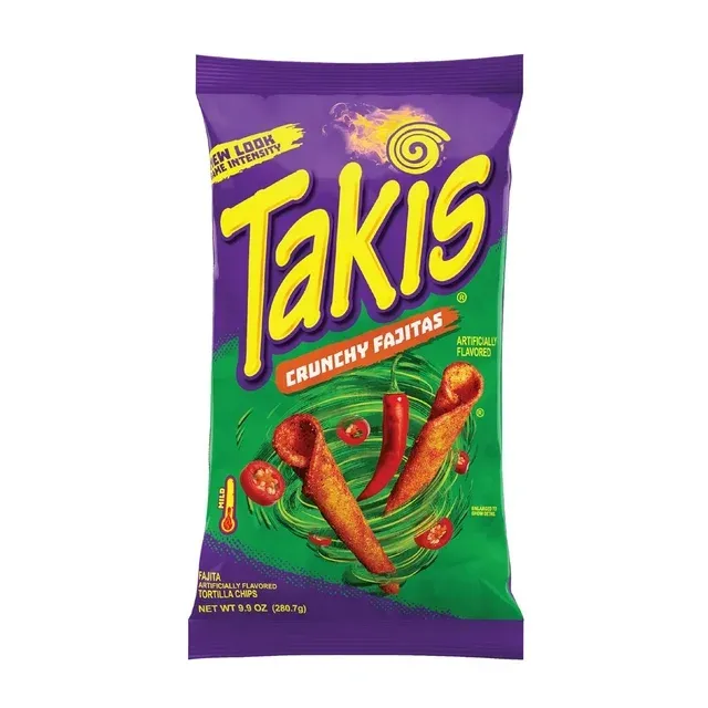 Takis Tortilla Chips, Crunchy Fajitas - 9.9 oz