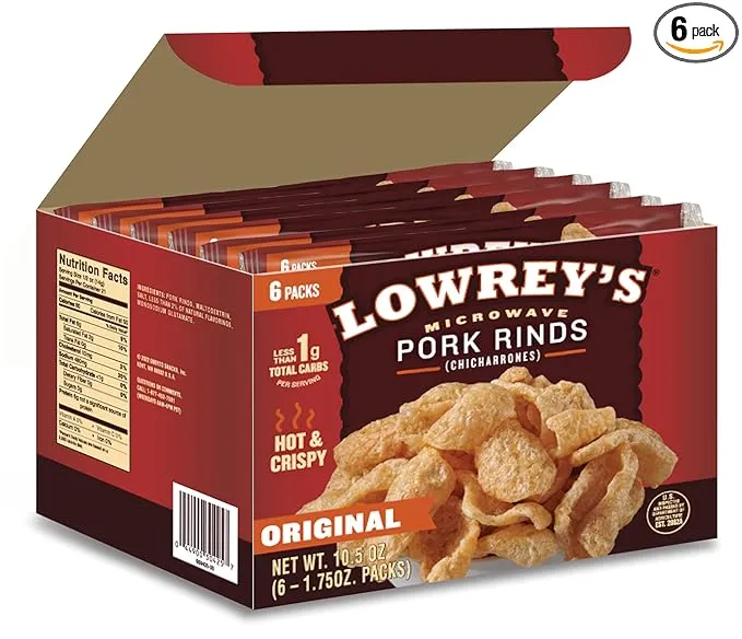 Lowrey's Bacon Curls Microwave Pork Rinds