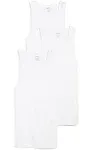 Calvin Klein 3-Pack Cotton Tank - White - Medium