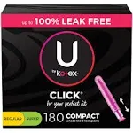 U by Kotex Click Compact Tampons