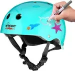 Wipeout Dry Erase Kids Helmet for Bike, Skate and Scooter