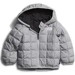 The North Face ThermoBall NF0A84LMA91 Jacket Baby Gray Reversible Hooded SGN914