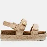 Steve Madden Kids Bigmona Girls Shoes Raffia : 1 Little Kid M