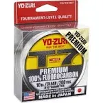 Yo-Zuri T-7 Premium Fluorocarbon Line (6lb-25lb, 200yd, Clear)