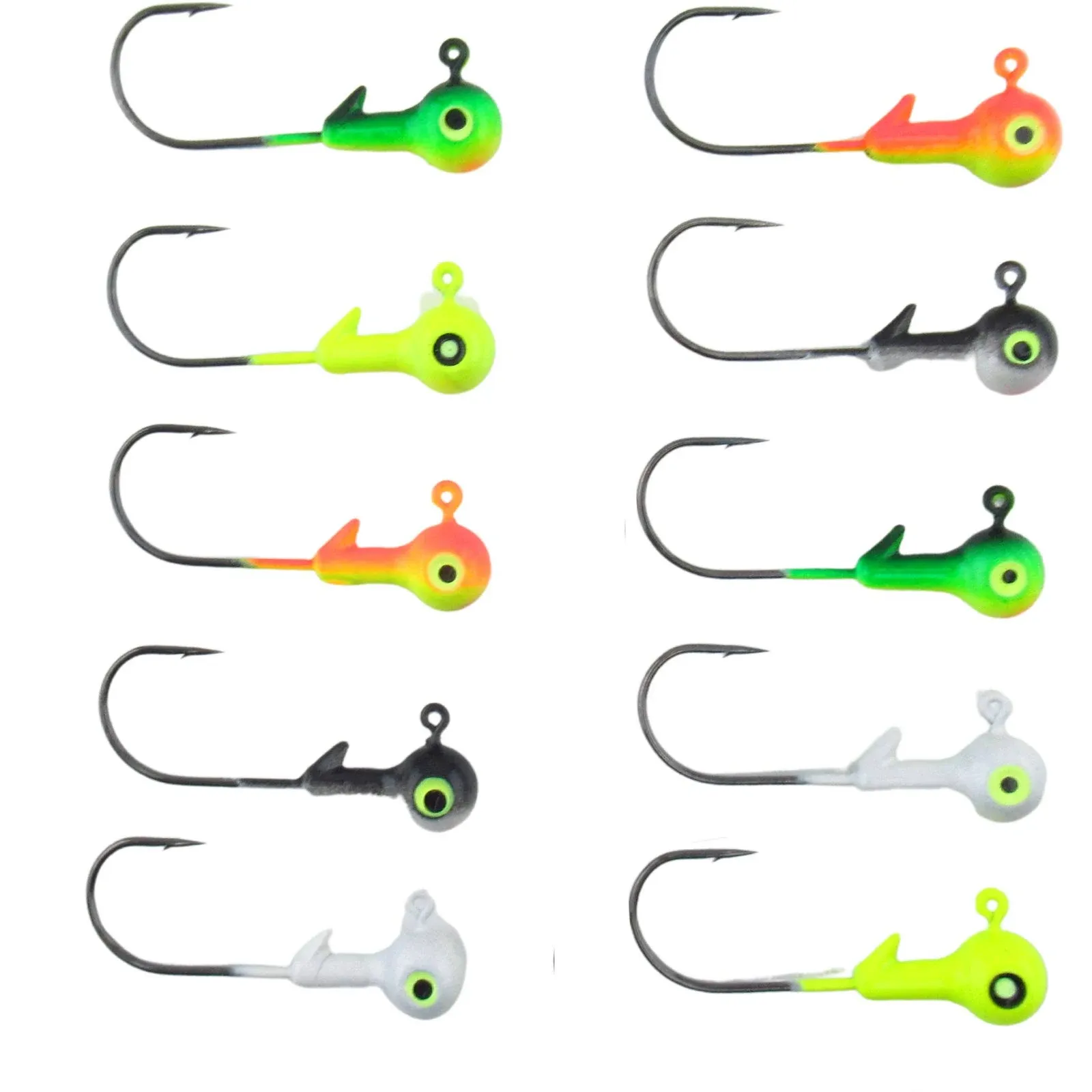 VMC Hard Ball Jig Heads Assorted 3/8 oz. 10