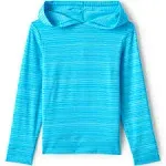 Lands' End Kids Long Sleeve UPF 50 Sun Hoodie Rash Guard