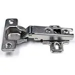 Berta (60 Pieces) Full Overlay Frameless European Hinges, 105 Degree 2-Cam 4-Way Adjustable Concealed Kitchen Cabinet Door Hinge 1209