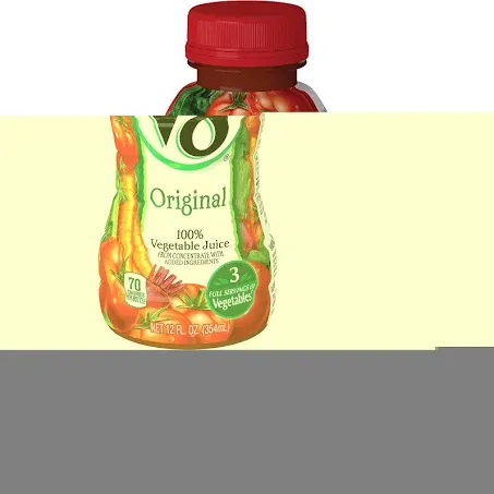 V-8 Juice, 3 Full Serving of Vegetables, 12 oz. (Pack of 12)