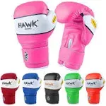 Hawk Sports Kids Boxing Gloves for Kids Children Youth Punching Bag Kickboxing Muay Thai Mitts MMA Training Sparring Gloves (Pink, 6 oz)