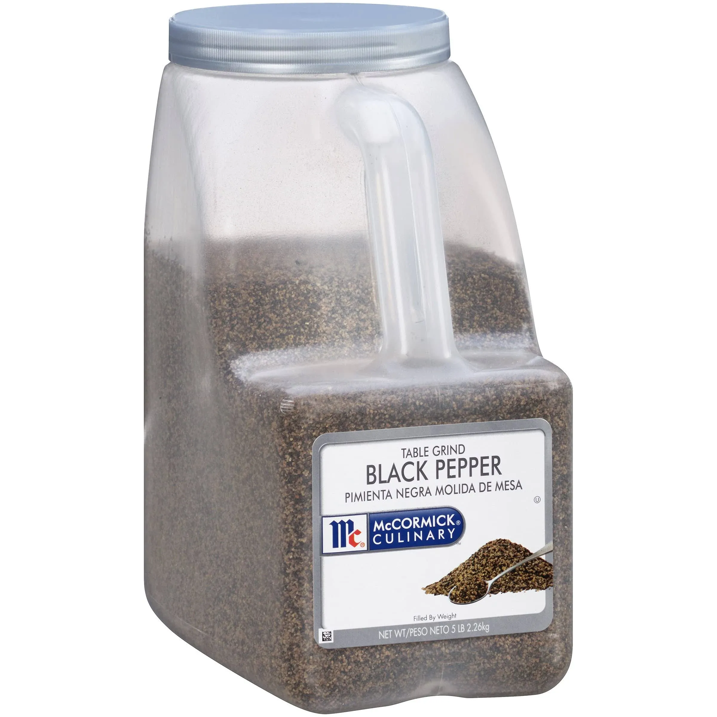  Table Grind Black Pepper, 5 lbs 5 Pound (Pack of 1)