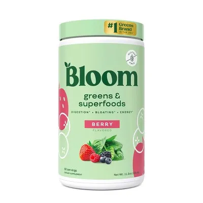 Bloom Nutrition Greens & Superfoods Powder, 25 CT