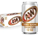 Diet A&W Cream Soda, 12 fl oz cans, 12 pack