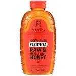 Nate&#039;s Florida Honey, 100% Pure, Raw &amp; Unfiltered, 32 Oz Squeeze Bottle