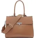 Calvin Klein Becky Turnlock Triple Compartment Convertible Tote