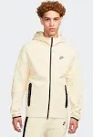 NSW Tech Fleece Windrunner Mens Hoodie (Beige/Black)