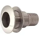 ATTWOOD 1 1/2&#034; SS SCUPPER VALVE BARBED