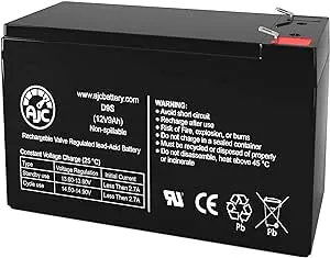 AJC Battery Compatible with Vision CP1290 12V 9Ah UPS Battery