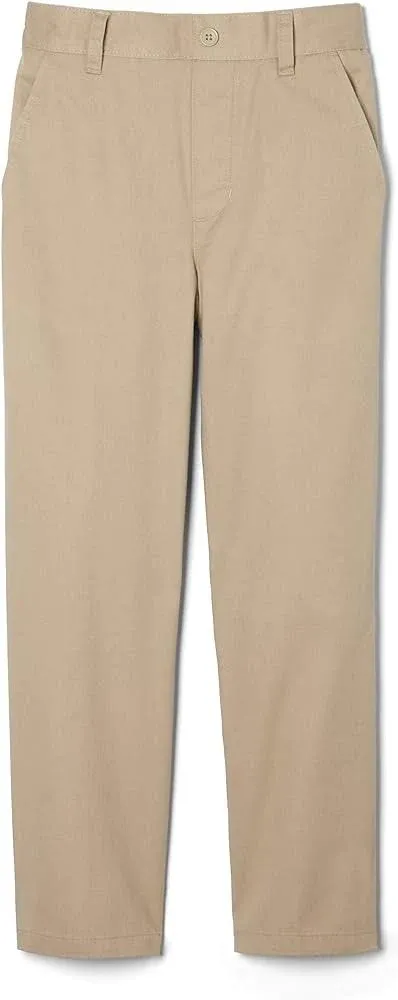 French Toast Boys' Boys Pull On Relaxed Fit Pants - Khaki - 12 Husky