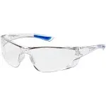 Recon 250-32-0010 Rimless Safety Glasses with Clear Temple, Clear Lens and Anti-Scratch/Anti-Reflective Coating