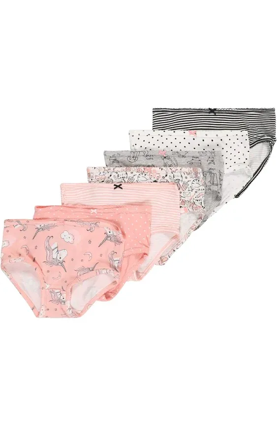 Carter's Little Girls Stretch Cotton Underwear 7 Pack