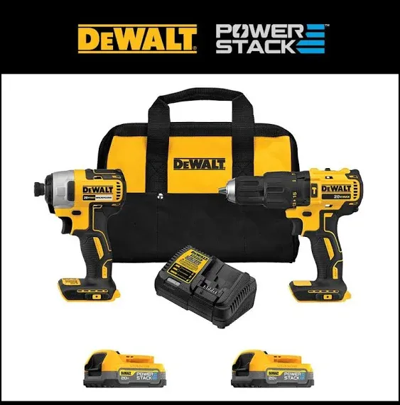 DeWalt DCK274E2 20V Max POWERSTACK 2-Tool Combo Kit