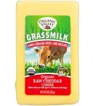 Organic Valley Raw Sharp Cheddar Cheese (8 oz)