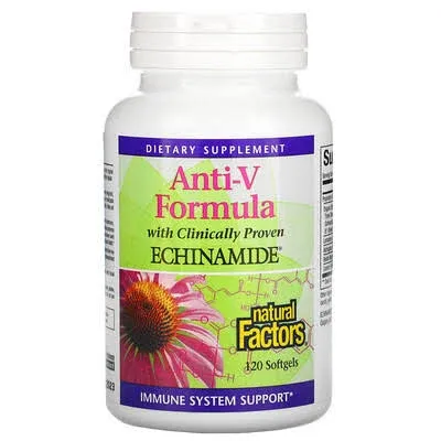 Natural Factors - Anti-V Formula - 120 Softgels