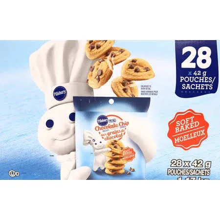 Pillsbury Soft Baked Mini Chocolate Chip Cookies (1.5 oz., 28 pk.)