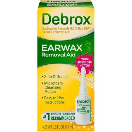 Buy Debrox Earwax Removal Aid Drops Count of 1 By Med Tech Products | Herbspro.com