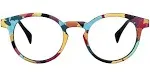 Street-Artist Round Colorful Funky Frame Glasses | Zeelool