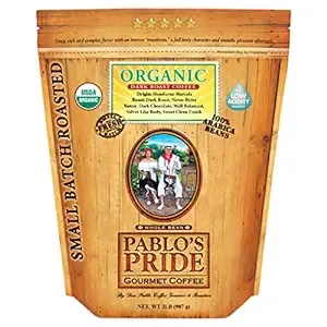 Pablo’s Pride Organic Dark Roast Roast Coffee 2 lb Bag / Whole Bean