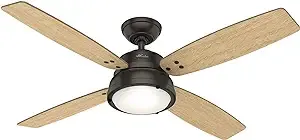 Hunter Fan Company 59437 Wingate Ceiling Fan, Noble Bronze Finish