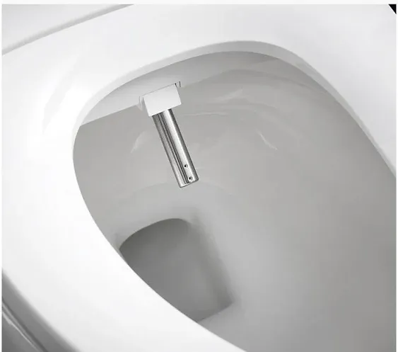 Purewash E525 Electric Heated Bidet Seat for Elongated Toilets in White