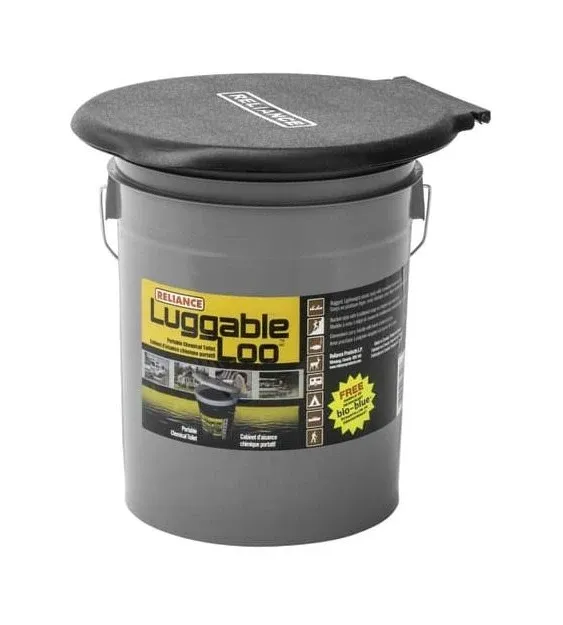 Luggable Loo Portable Toilet with Metal Handle