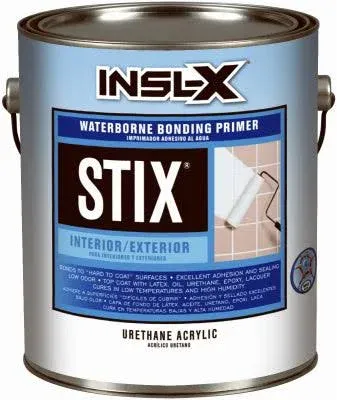 INSL-X SXA11009A-01 Stix Acrylic Waterborne Bonding Primer, 1 Gallon, White