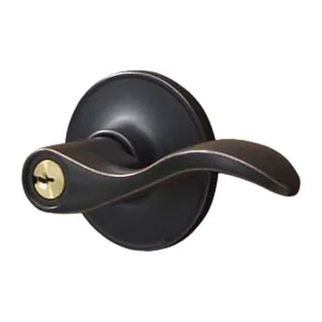 Dexter by Schlage J54SEV716 Seville Keyed Entry Lever, Aged Bronze