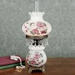 Touch of Class Beatrice Hurricane Rose Table Lamp Pink - Victorian Style - Cr...