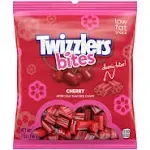 Twizzlers Cherry Flavored Bites Candy - Peg Bag, 7 Ounce -- 12 per case