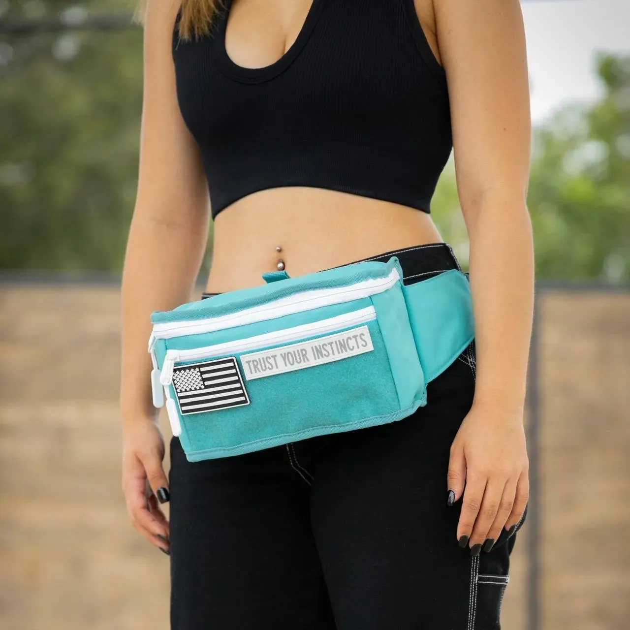 Tactical Fanny Pack-Chest Pack (Aqua Goddess)