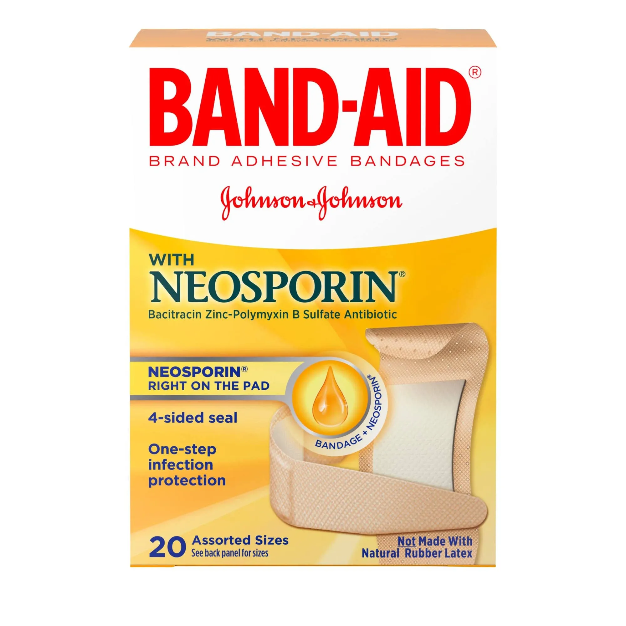 Band-Aid Antibiotic Adhesive Bandages