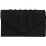 BBjinronjy Clutch Purse Evening Bag for Women Evening Wedding Party Velvet Suede Pleated Handbag